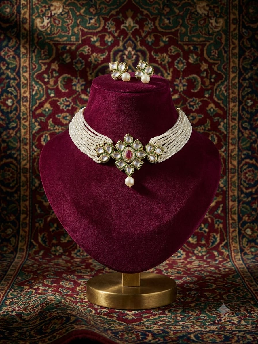 Floral Motifs choker - Image 2