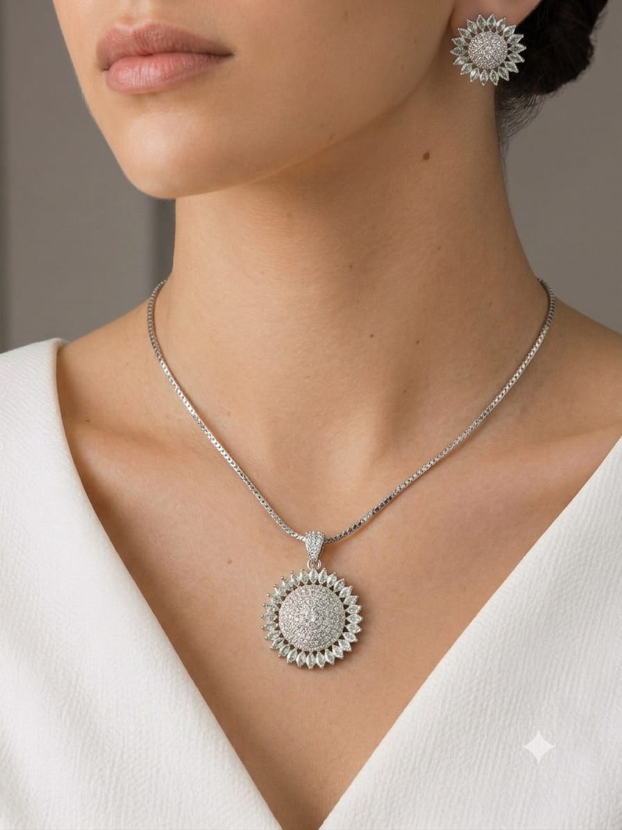 Silver Statement Set.