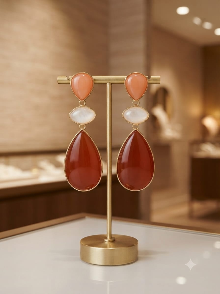 Statement drop earring - Image 2