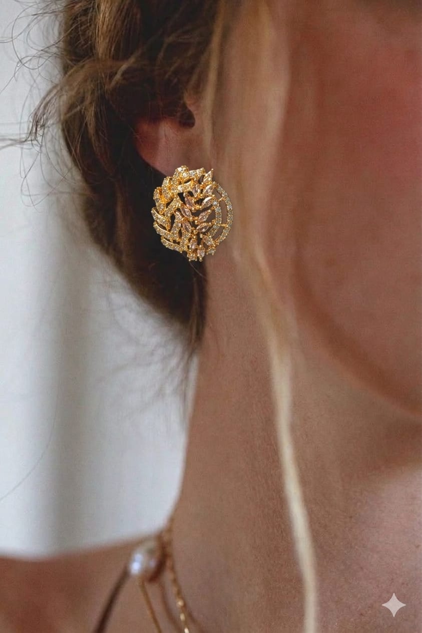 Floral Studs.