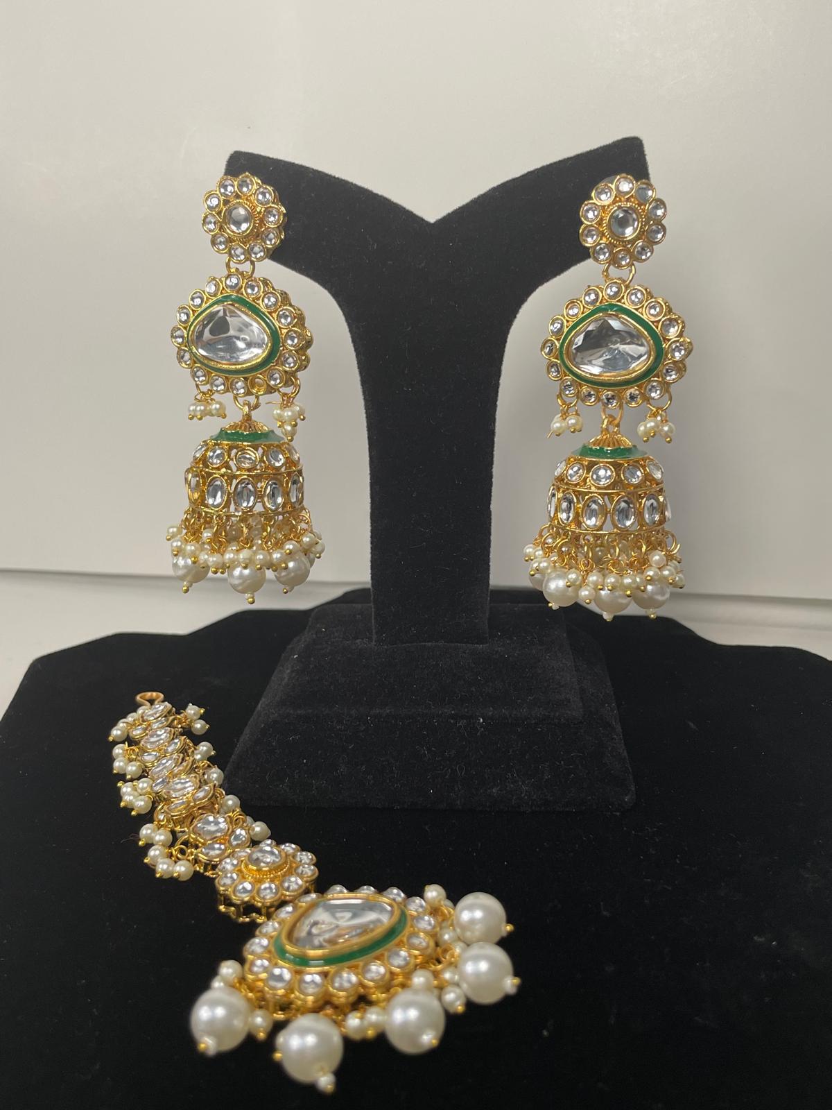 Kundan Maang Tikka Set - Image 3