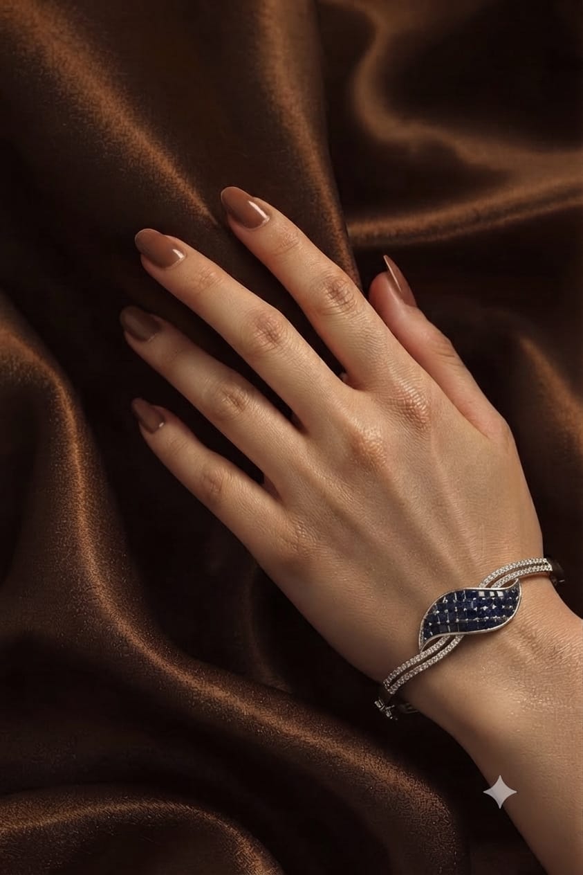 oxidised invisible bracelet #41