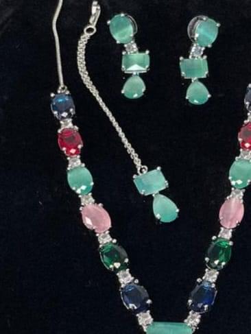 Multicolor doublet stone with AD - Image 3