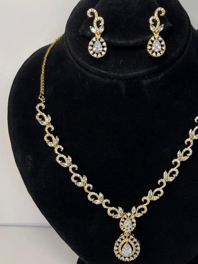 Golden AD  necklace - Image 3