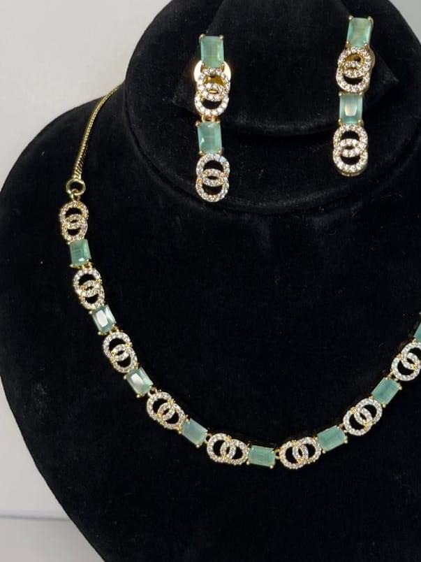 CZ stone necklace - Image 6