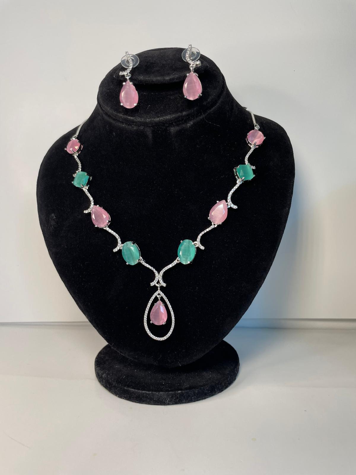 Pastel Teardrop Necklace - Image 3