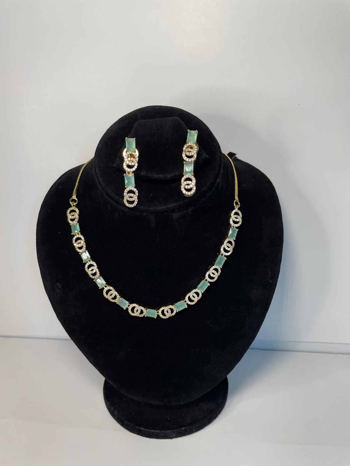 CZ stone necklace - Image 3