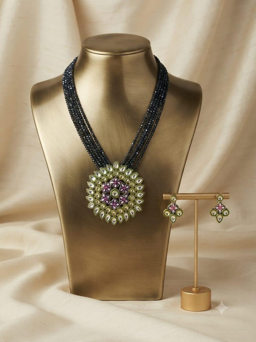 Green Kundun mala - Image 2