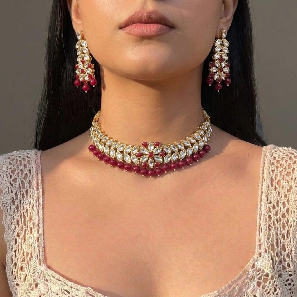 Statement necklace set