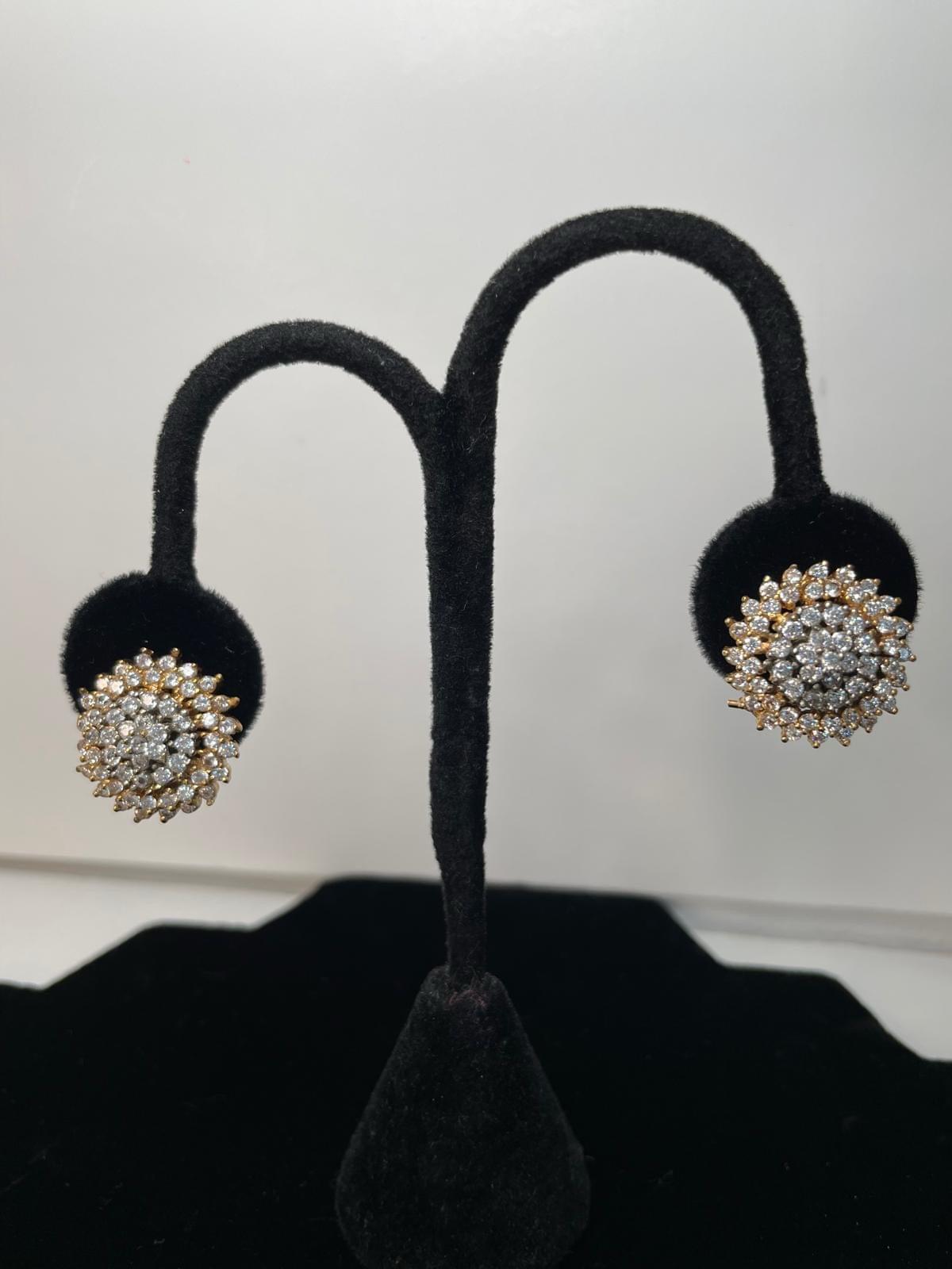 Round cluster stud - Image 2