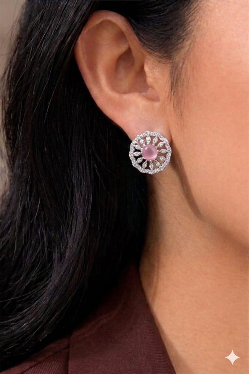 Pink AD stud