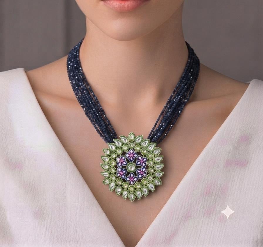 Green Kundun mala