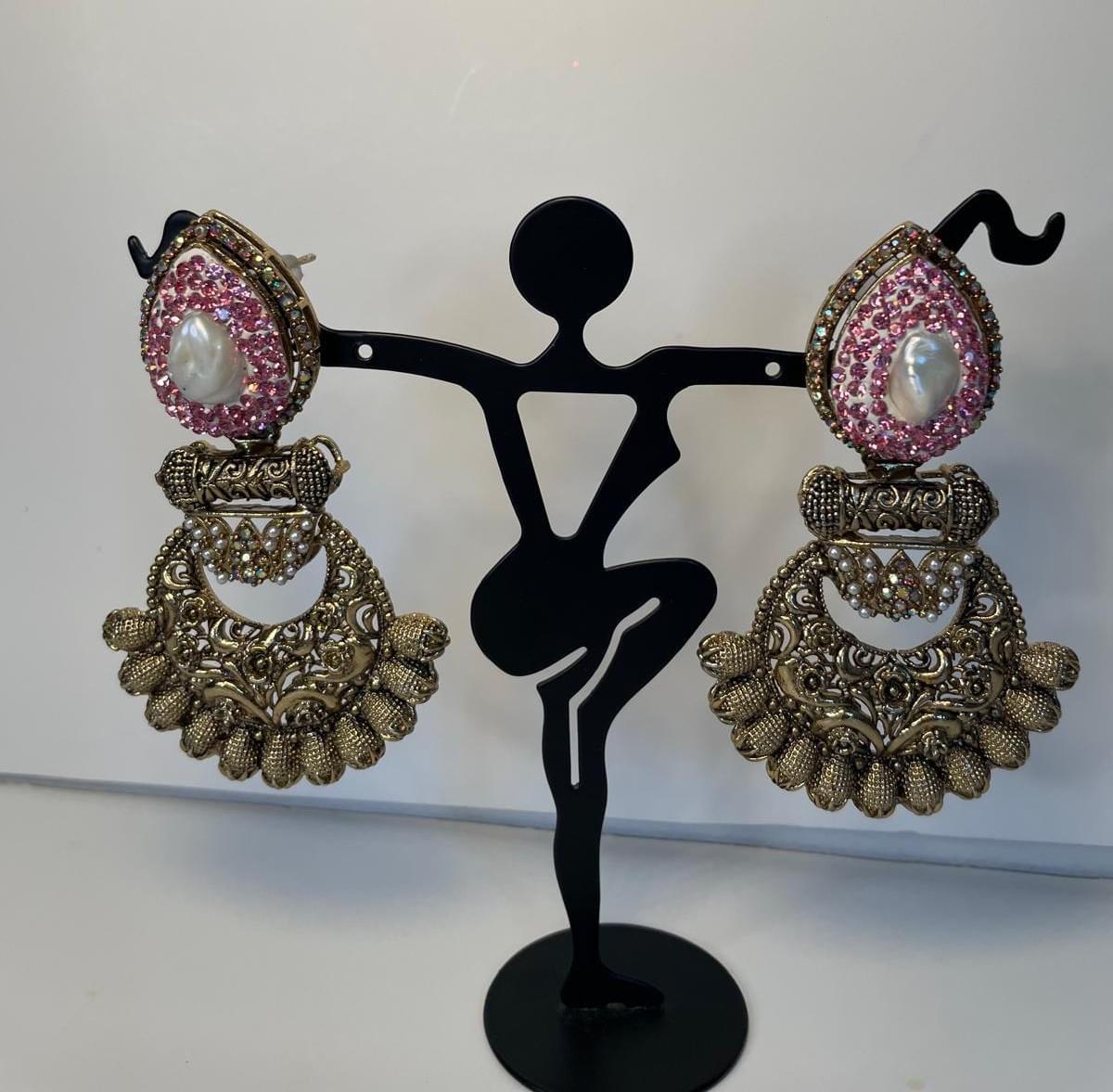 pink turkish earring - Image 2